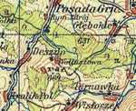 Ubersichtskarte von Mitteleuropa z 1943 r., arkusz R50 Leutschau, 1:300 000