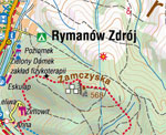 Beskid Niski. Mapa turystyczna, Wydawnictwo COMPASS, Kraków 2013, 1:50 000