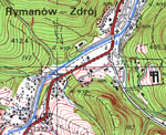 Mapa topograficzna w układzie '1965', arkusz: 185.14 Iwonicz-Zdrój, 1:25 000 Mapa topograficzna w układzie '1965', arkusz: 185.14 Iwonicz-Zdrój, 1:25 000