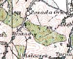 Mapa WIG z 1929 r., wydana w 1939 r., arkusz 85 Nowy Sącz, 1:300 000