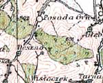 Mapa WIG z 1929 r., wydana w 1939 r., arkusz 85 Nowy Sącz, 1:300 000